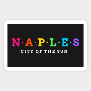 Naples, Italy. City of The Sun. Sticker